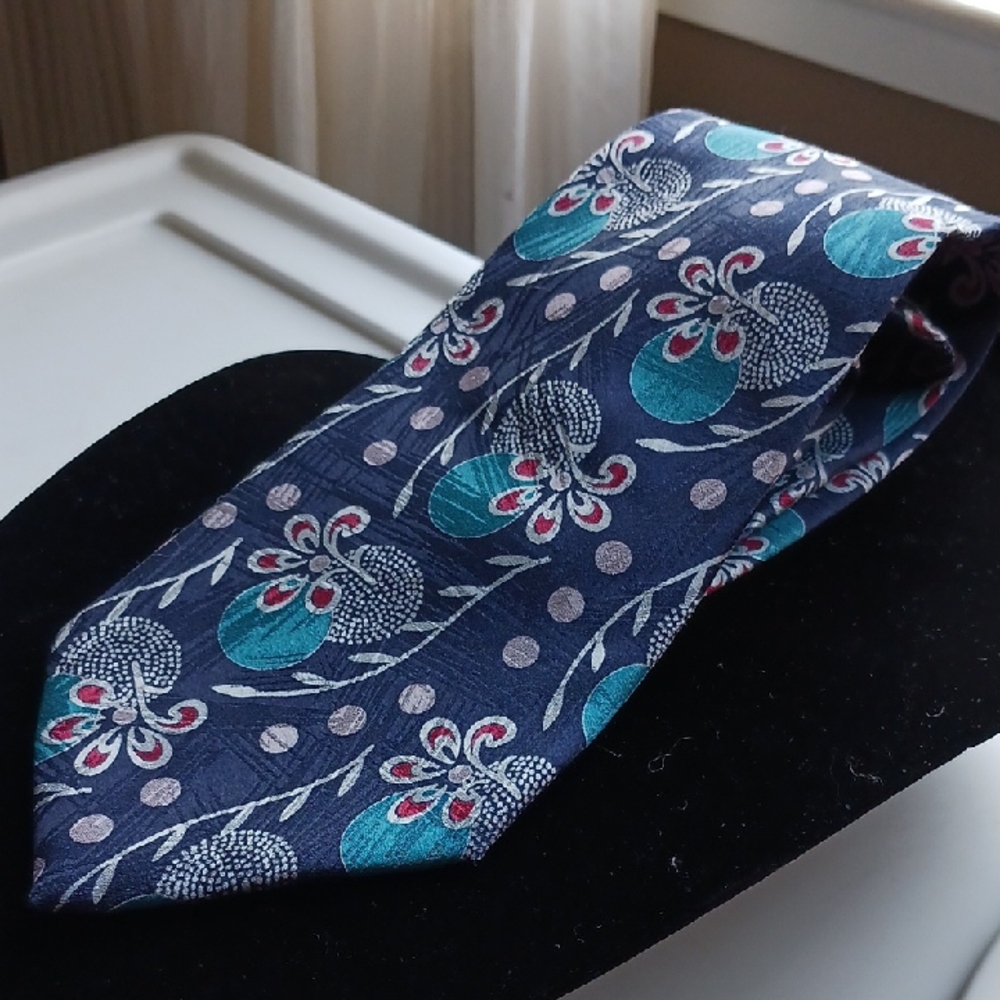 Seigo Luxury Silk Tie Men's Formal Wedding Prom Office - Picture 4 of 6